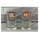 6" A & W Vintage Glass Mugs