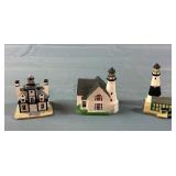 set of 3 Lenox Miniature Houses