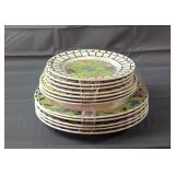 12 Piece mikasa Plate & Bowl Set