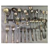 Assorted Lot of Vintage Silverware