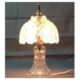 11" Glass Table Lamp