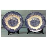 10" Romantic Blue Wedgwood Queen 10" Romantic Blue Wedgwood Queen