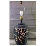 26.5" Blue Floral Lamp 26.5" Blue Floral Lamp