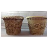 Pair of 11" Planters Pair of 11" Planters