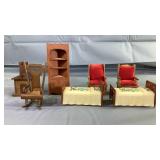 Assorted Lot of Mini Furniture