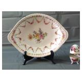 13" Victoria Austria oval platter & Trinket Egg