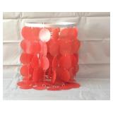 9" red circle Lamp shade 9" red circle Lamp shade