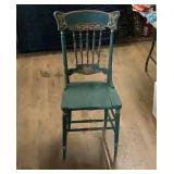 Antique painted chair