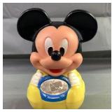 Vintage Mickey Mouse Weeble Wobble Toy Vintage Mickey Mouse Weeble Wobble Toy