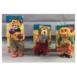 3 Vintage Russ Wind Up Toys 3 Vintage Russ Wind Up Toys