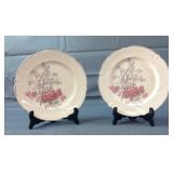 Pair of 9" Taylor Smith Taylor # 9401 Dinner Pair of 9" Taylor Smith Taylor # 9401 Dinner