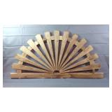 42X22" Wooden Decor Fan