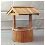 12" Wooden Wishing well