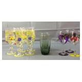 Assorted Glass Lot Wine & Drink