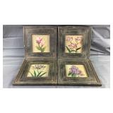 4 Floral Paintings 4 Floral Paintings