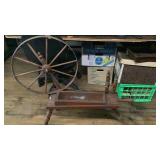 24" Vintage Wooden Spindal Planter 24" Vintage Wooden Spindal Planter