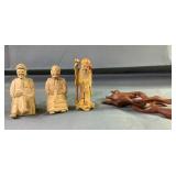 Lot of Wooden Figurines Lot of Wooden Figurines