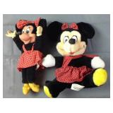 8" Pair Minnie Mouse plush toys 8" Pair Minnie Mouse plush toys