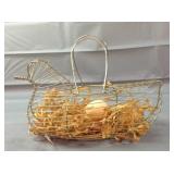 12" Metal Hen With Egg 12" Metal Hen With Egg