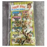 Vintage Pony tail holders, hair jewelry Vintage Pony tail holders, hair jewelry