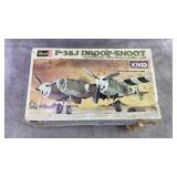 Revell P-38J Droop Snoot model Revell P-38J Droop Snoot model