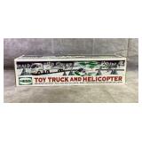 HESS Battery Op. toy truck and helicopter HESS Battery Op. toy truck and helicopter