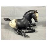 4" Vintage Breyer Black Plastic Horse