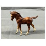 5" Brown Plastic Horse