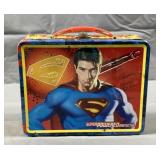 Vintage Superman Metal Lunchbox Vintage Superman Metal Lunchbox