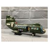 Vintage Tin Battery Op. Marine Helicopter Vintage Tin Battery Op. Marine Helicopter