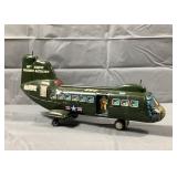 Vintage Tin Battery Op. Marine Helicopter