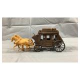 Vintage Plastic Horse Drawn Carriage