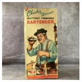 Vintage bat. Op Charley weaver Bartender w/box Vintage bat. Op Charley weaver Bartender w/box