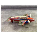 7" Vintage Tin toy airplane 7" Vintage Tin toy airplane