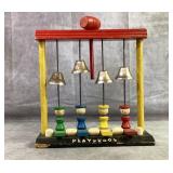 Vintage playskool wooden bell toy Vintage playskool wooden bell toy