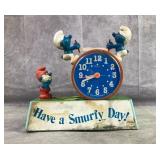 Vintage Smurf Alarm clock