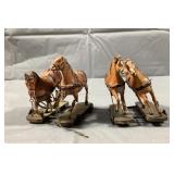 2 Antique Riding Horse Toys 2 Antique Riding Horse Toys