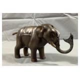 4" Metal Elephant Coin Bank