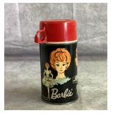 1965 Barbie, metal thermos. 1965 Barbie, metal thermos.