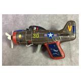 Vintage fighter plane, hand friction toy Vintage fighter plane, hand friction toy