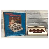 Vintage Marx Light Touch Typewriter Vintage Marx Light Touch Typewriter