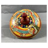 Antique J Chein & Co Circus Spinning Top Antique J Chein & Co Circus Spinning Top