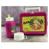 1988 Plastic barbie lunchbox and thermos