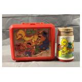 Vintage Aladdin Sesame Street Lunchbox W Thermos