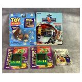 Novelty game keychains and political trivia cards Novelty game keychains and political trivia cards