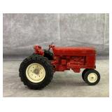 Vintage metal tractor toy.