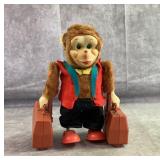 Vintage walking monkey toy