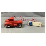 Vintage Battery Op. Truck & Remote Control