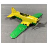 Hulley Kiddie Toy 6" Metal Plane