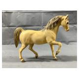 9" Beige Plastic Horse